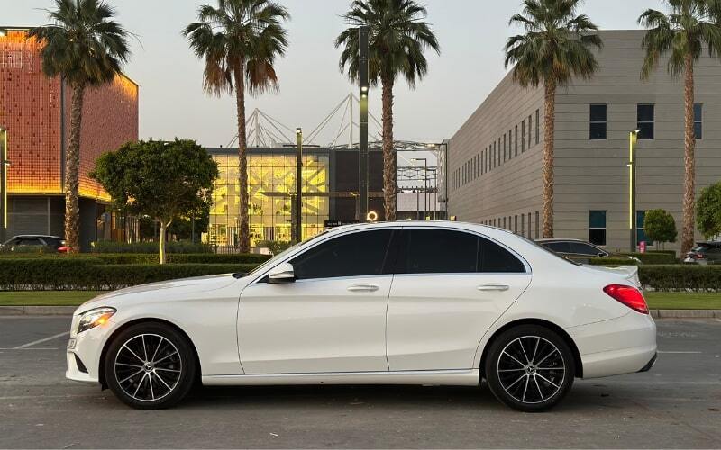 Rent Mercedes C300 2021 in Al Karama