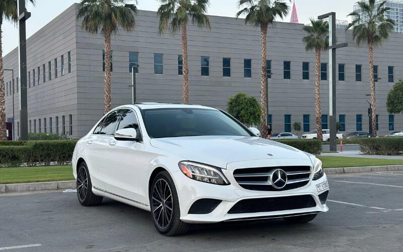 Rent Mercedes C300 2021 in Dubai