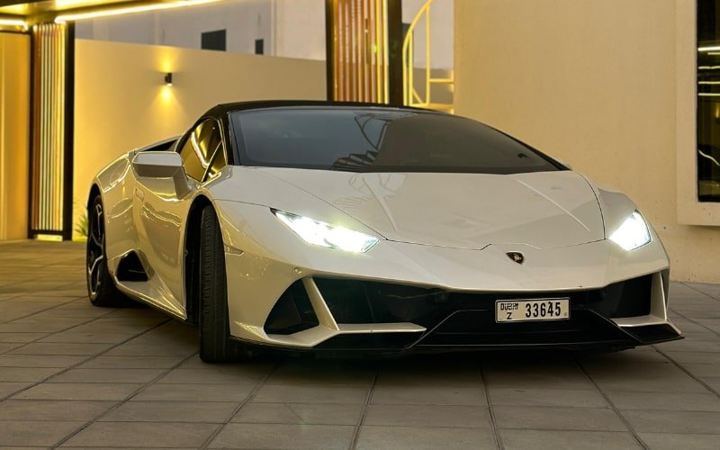 Lamborghini Huracan Spyder 2022 Hire Service