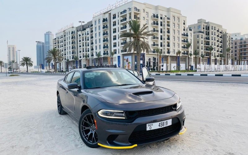 Rent Dodge Charger Blue 2022 in Al Karama