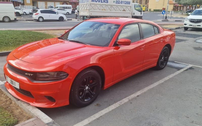 Rent Dodge Charger Red 2020 in Al Karama