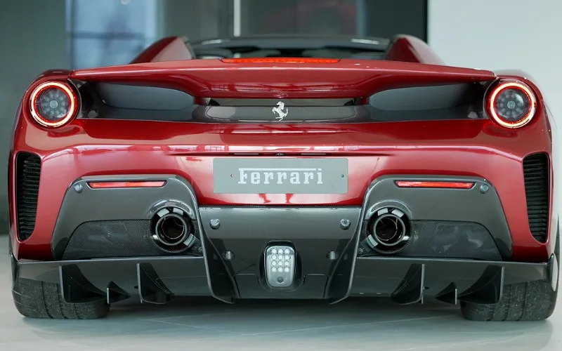 Ferrari 488 Spider 2023 with driver Dubai