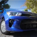 Kia Rio Sedan 2019 with driver