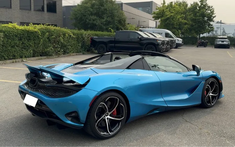McLaren 750S Spider hire Dubai price
