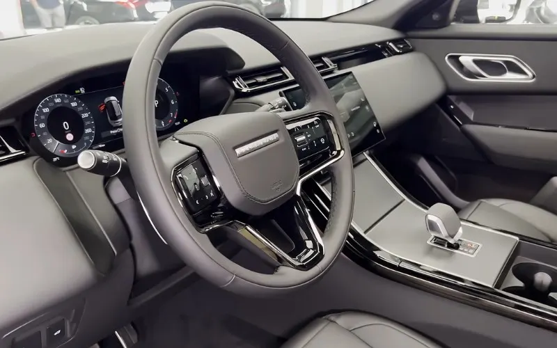 Range Rover Velar 2024 black short term hire UAE