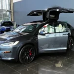 Tesla Model X Plaid 2023 weekly rental Dubai
