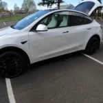 Tesla Model Y Long Range 2023 hire with driver
