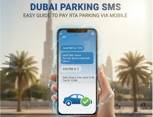 Dubai Parking SMS Easy Guide to Pay RTA Parking via Mobile