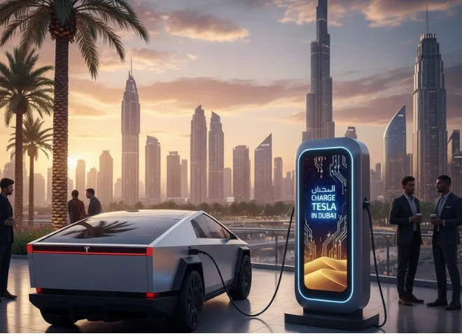 charge your Tesla In Dubai