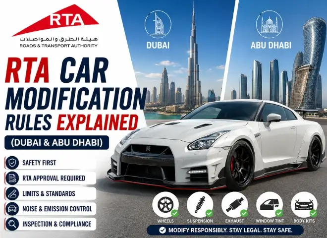 RTA Car Modification Rules Explained (Dubai & Abu Dhabi