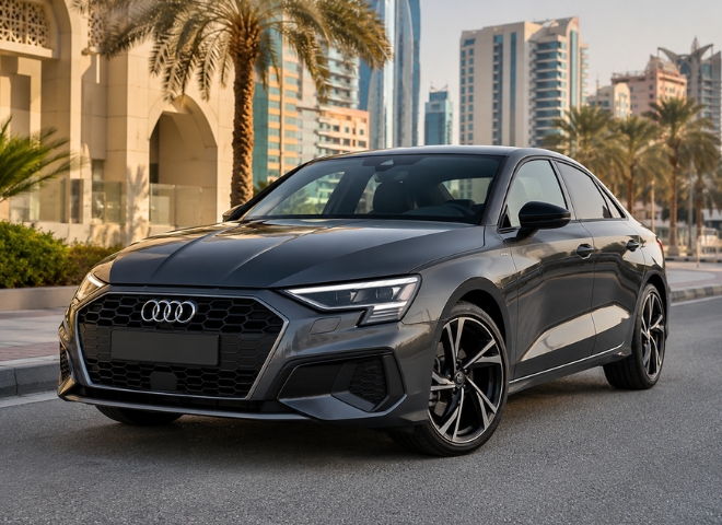 Audi A3 2024 for rent in al karama