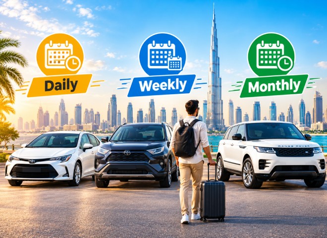 Car Rental Dubai, Daily, Weekly or Monthly